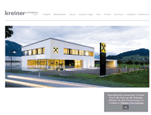 Tablet Screenshot of kreinerarchitektur.at